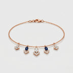 Azure Dewdrop Bracelet