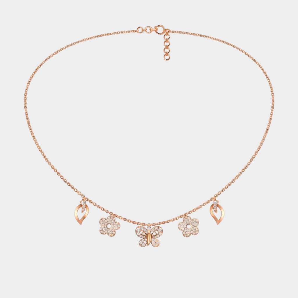 Butterfly Garden Necklace