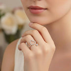 Whispering Open Heart Ring