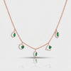 Colorblock Charm Necklace