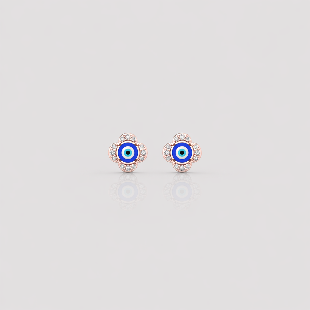 Nazar Petal Diamond Studs