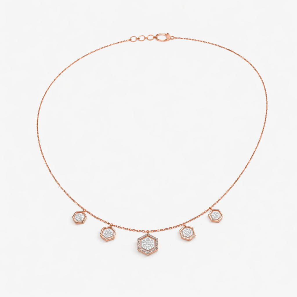 Hexa Glow Diamond Charm Set