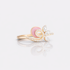 Blush Bloom Swirl Ring