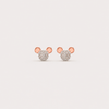 Sparkle Mouse Charm Studs