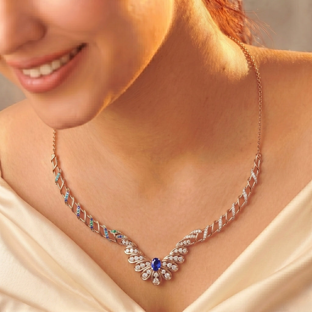 The 'Azure Fan' Diamond Set