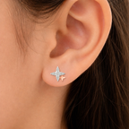 Celestial Cross Spark Studs