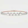 Zaria Zigzag Diamond Bracelet
