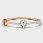 Amora Heart Diamond Bangle