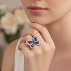 Azure Flutter Ring