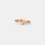 Twin Arrow Wrap Diamond Ring
