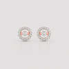 Eclipse Halo Diamond Studs