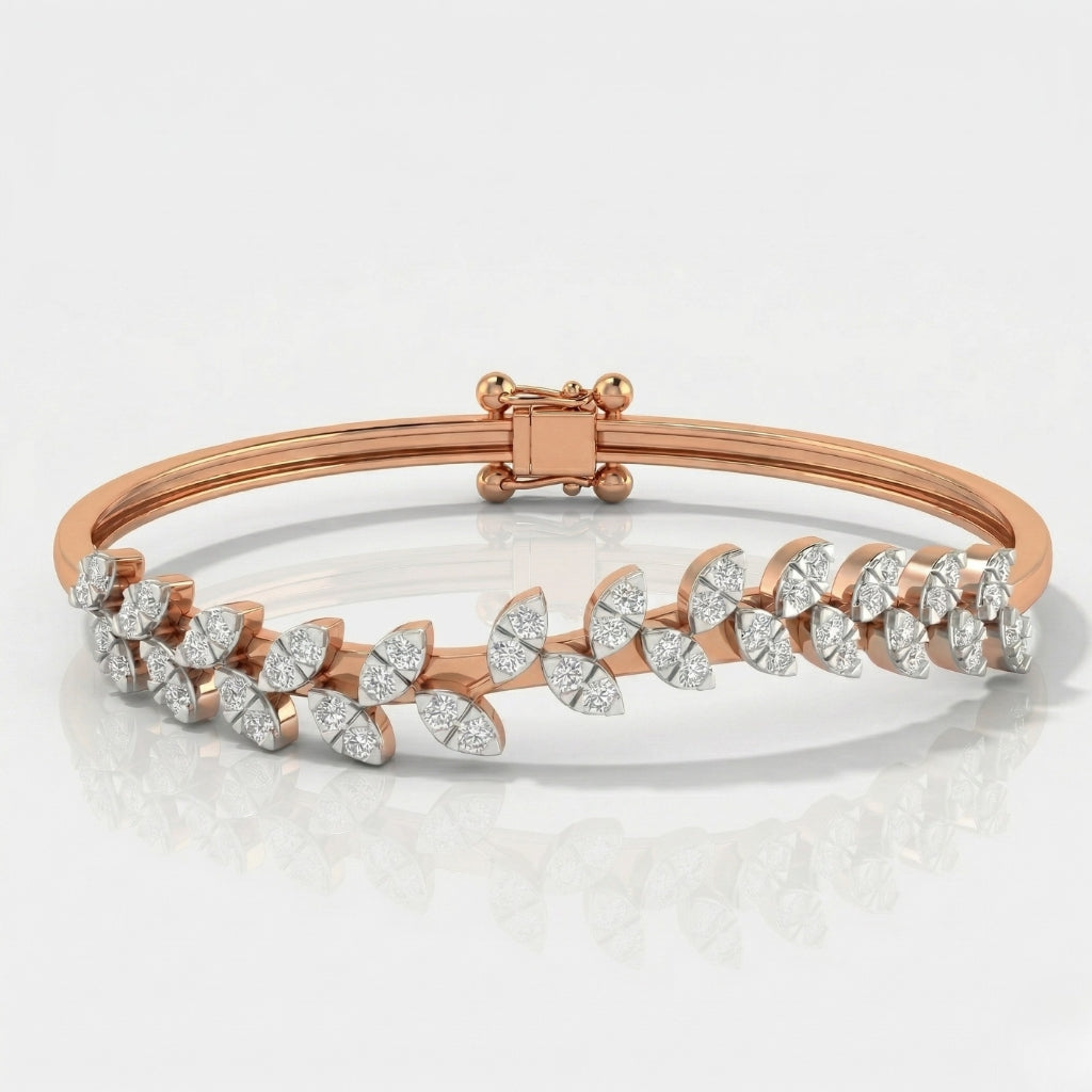 Diamond Vine Elegance Cuff