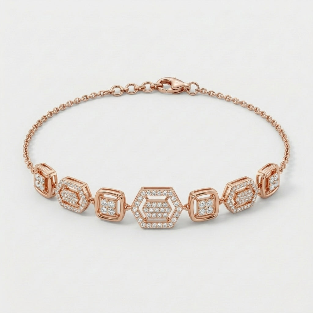 Regal Geometry Bracelet