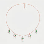 Colorblock Charm Necklace