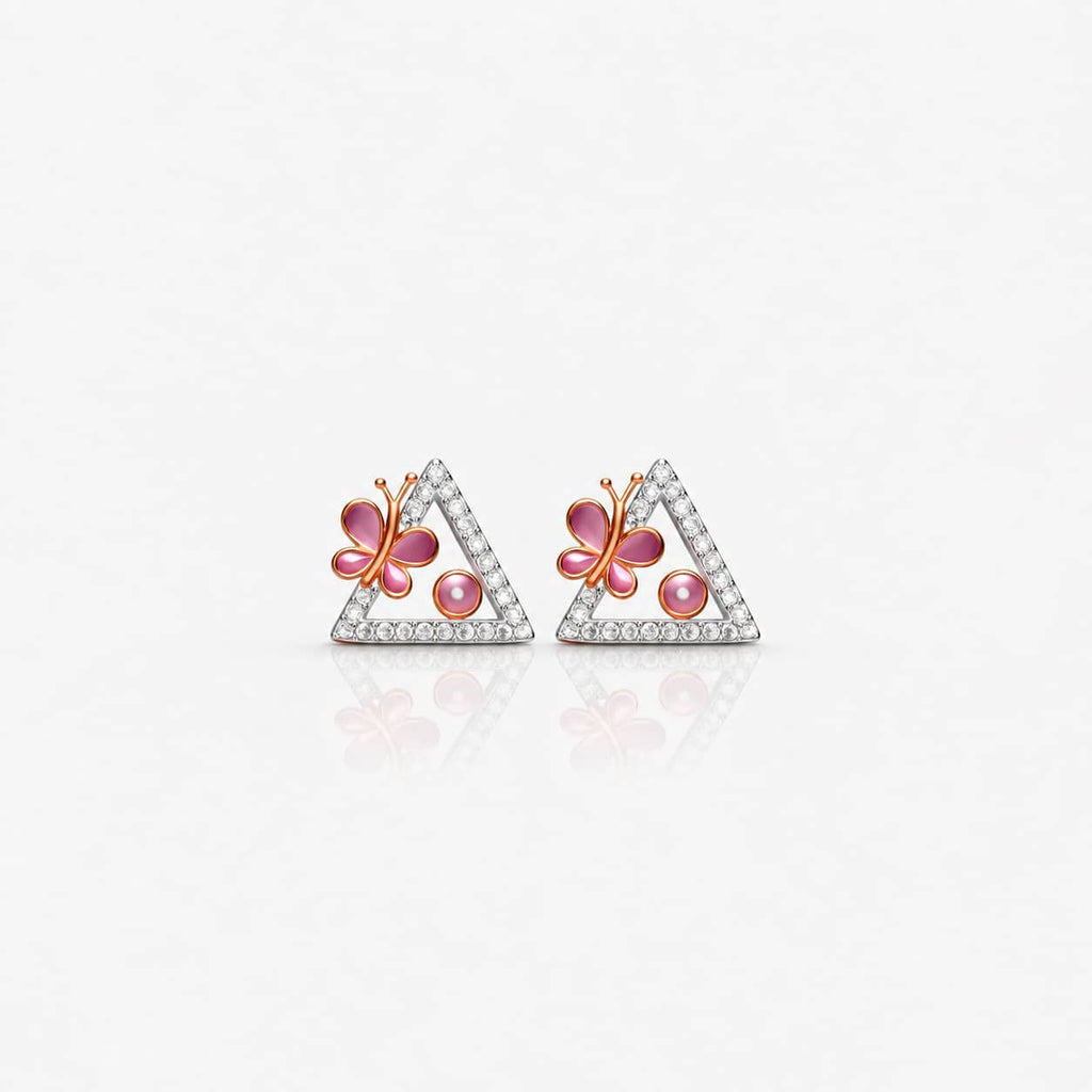 Blossom Triangle Elegance Earring