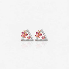 Blossom Triangle Elegance Earring