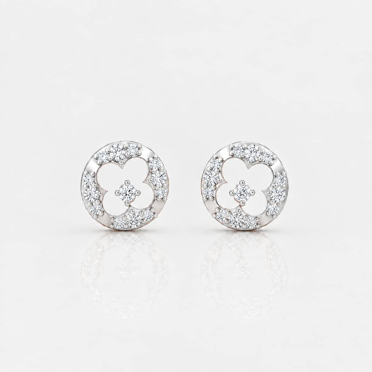 Stellar Flower Diamond Studs
