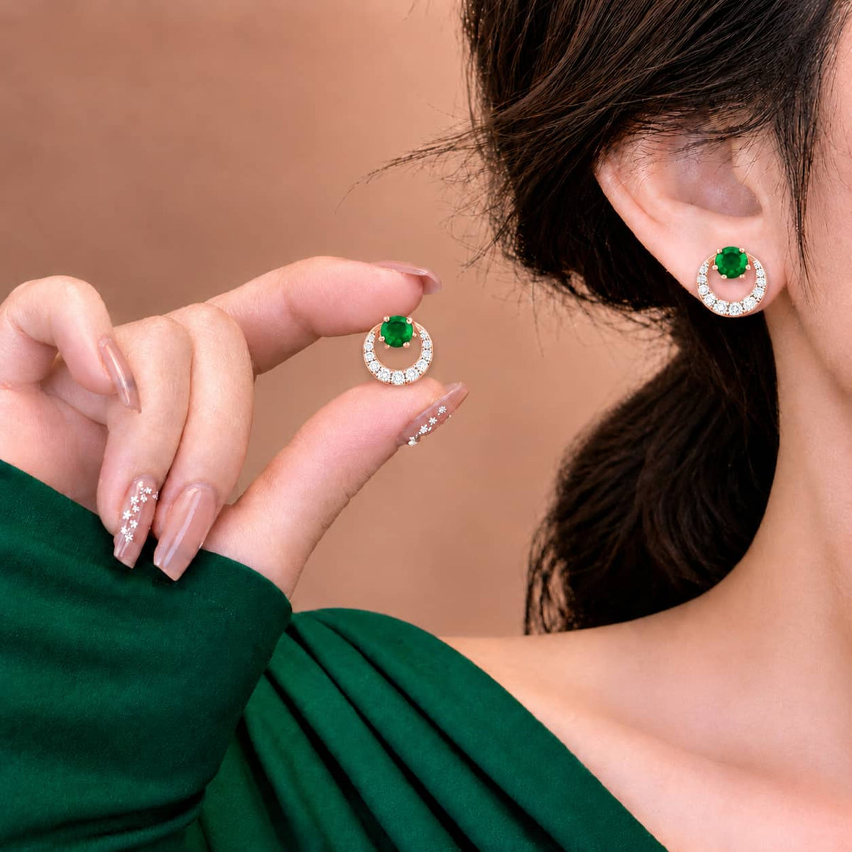 Colorblock Charm Earrings