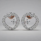 Stellar Heart Diamond Studs