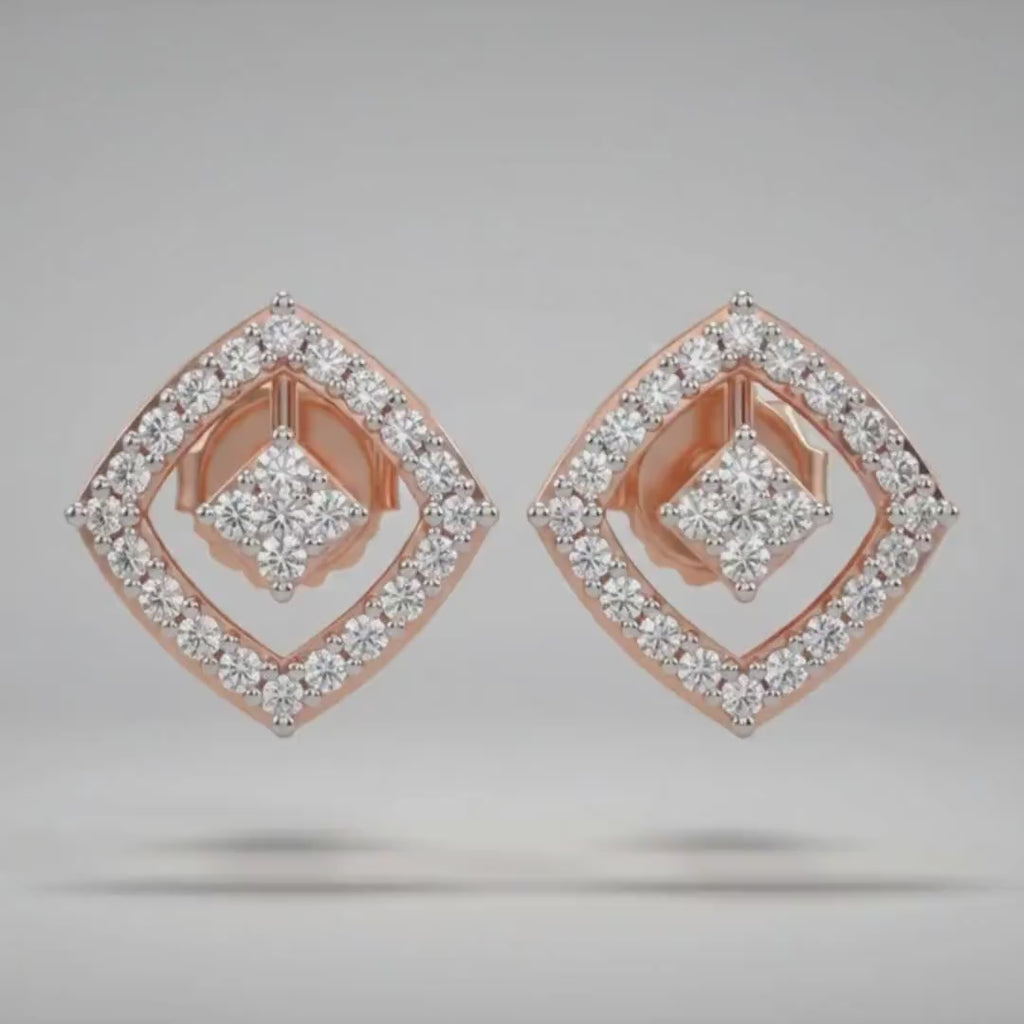 Lattice Charm Earring