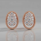 Azure Cascade Diamond Earring